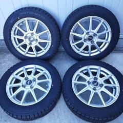 スタッドレスタイヤ 155/65R14 軽自動車用 バリ山 21年製