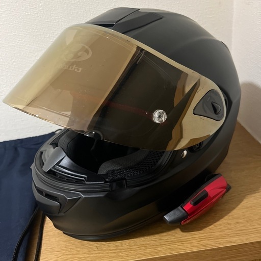 kabuto ヘルメット　RT33 B+COMワン　セット