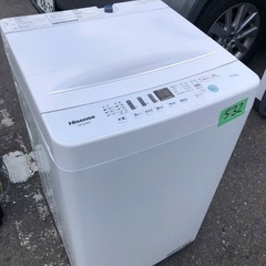 北九州市内配送設置無料 保証付き 2019年 ハイセンス 4．5kg全自動洗濯