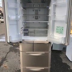 北九州市内配送設置無料　保証付き MITSUBISHI(三菱)の465L 6ドア冷蔵庫 MR-E47S-F1