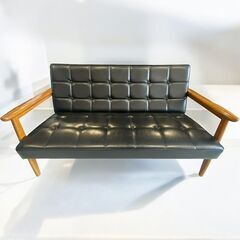 ジモティ来店特価！！】2人用電動ソファ 丸太家具 J-0883