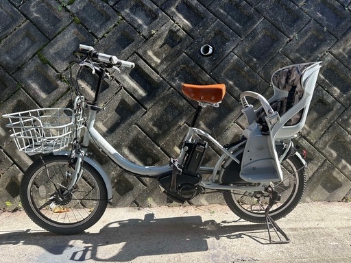 ブリヂストン新機種電動アシスト自転車ビッケⅡ20インチホワイトアルミボディー