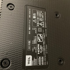【美品】TCL40インチsmartテレビ