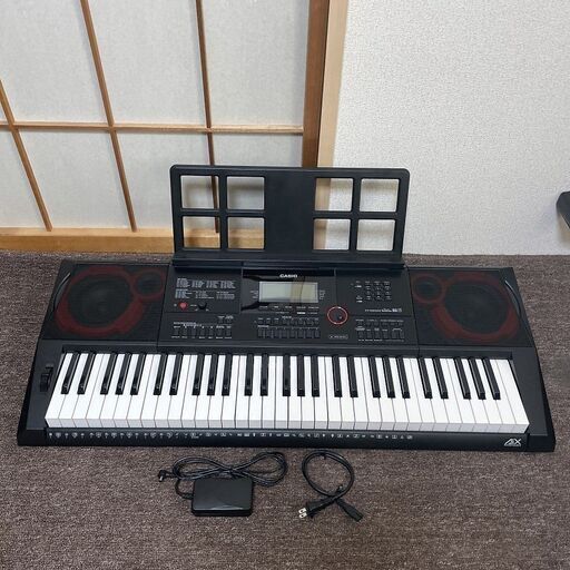 CASIO CT-X3000 カシオ 電子キーボード 61鍵盤 ハイスペック ACアダプター 譜面立て ブラック 2020年製