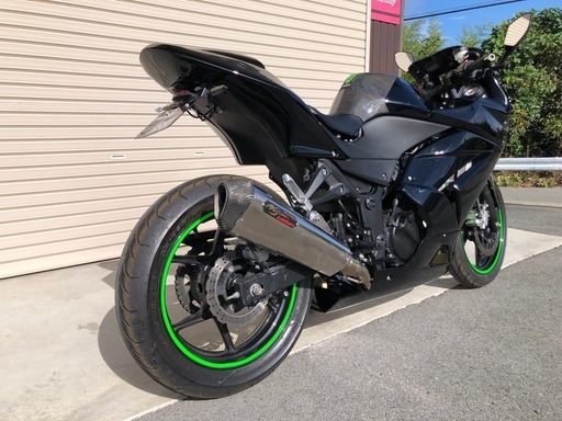 低走行　KAWASAKI ニンジャ250R EX250K レーサー　オールペイント　NOJIMAマフラー　サブコン装着　保安部品装着　油脂類交換 低走行 KAWASAKI ニンジャ250R EX250K レーサー オールペイント NOJIMA