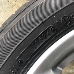 【美品】スズキ　ソリオ　タイヤ付純正ホイールセット　ダンロップ　エナセーブ　バリ山