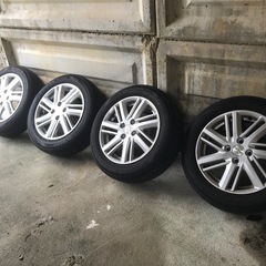 【美品】スズキ　ソリオ　タイヤ付純正ホイールセット　ダンロップ　エナセーブ　バリ山