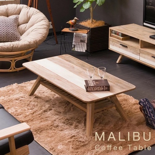 北欧テーブル　天然木アカシア家具