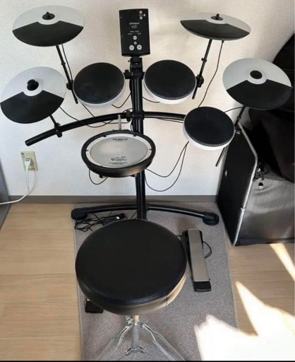 （商談中）Roland 電子ドラム TD-1KV 拡張シンバル イス付き（着払いにて発送も可）