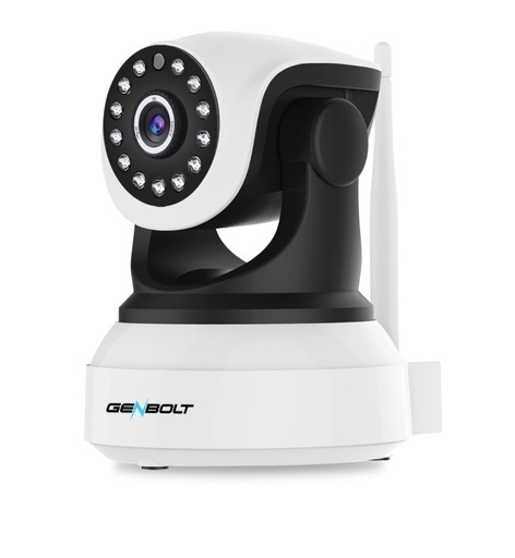 ネットワークカメラ WiFi 防犯カメラ ベビーモニター GENBOLT ワイヤレス 監視カメラ 200万画素 遠隔監視 介護 ペット 留守番 見守りカメラ セキ