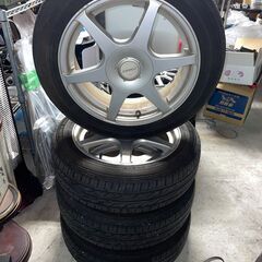 夏タイヤ 175/60R16ダンロップEC202  ・アルミホイール　ウェッズ ZAPPER  16インチ  