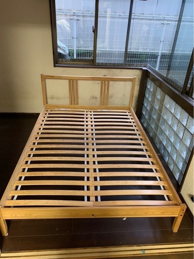IKEA ベッドフレーム ダブル