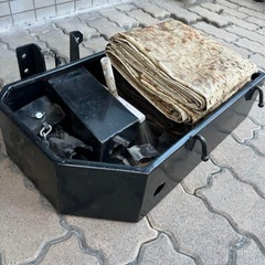 キャンター　ダンプ　シート置き場　