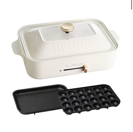 箱付き　ブルーノ　コンパクトホットプレート