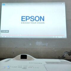 エプソン　ビジネス　プロジェクター　EB-535W　動作良好　超短焦点モデル　スクール　リモコン付き　3400lm　EPSON