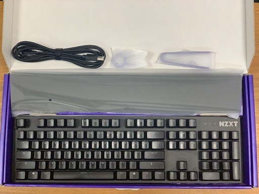 NZXT FUCTION フルサイズ US配列 赤軸 ホットスワップ