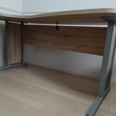 ロウヤ L字デスク 引き出し鍵付き 美品 paypay可能