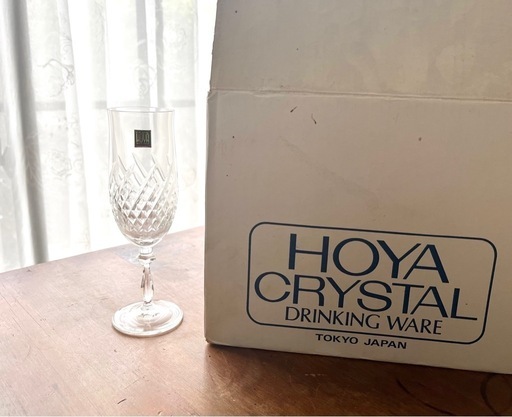 HOYAクリスタル　グラス　6脚セット　新品