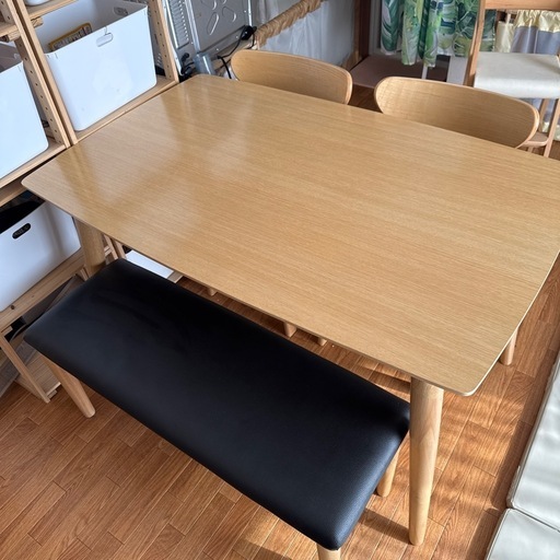 今年の春購入 ダイニングセット ベンチ 4点セット