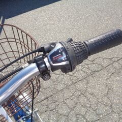 Bruges 27インチ６速 軽快車ママチャリ 青【222】