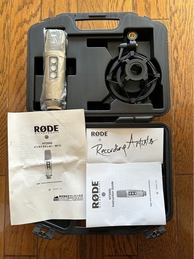 美品 RODE Microphones NT2000 コンデンサーマイク