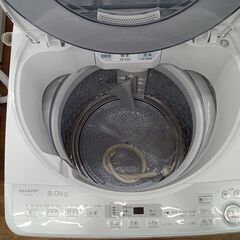 ★ジモティ割あり★ SHARP 洗濯機 8.0kg 18年製 動作確認／クリーニング済み MT2575
