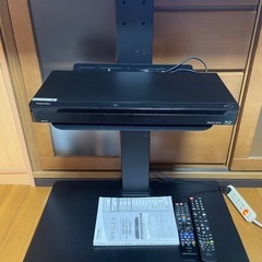 液晶テレビ 32インチ Blu-rayレコーダー テレビスタンドセット