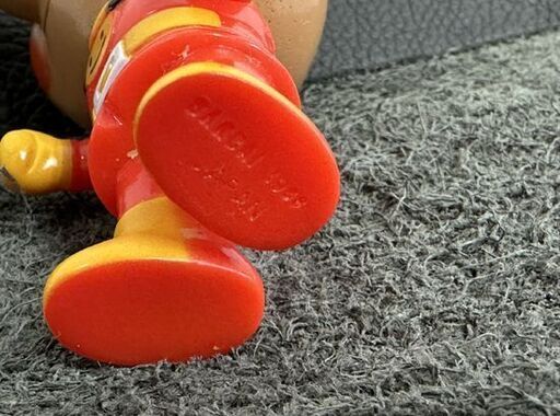 当時物 昭和レトロ バンダイ アンパンマン ソフビ フィギュア マント欠