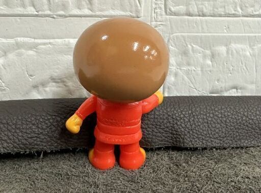 当時物 昭和レトロ バンダイ アンパンマン ソフビ フィギュア マント欠