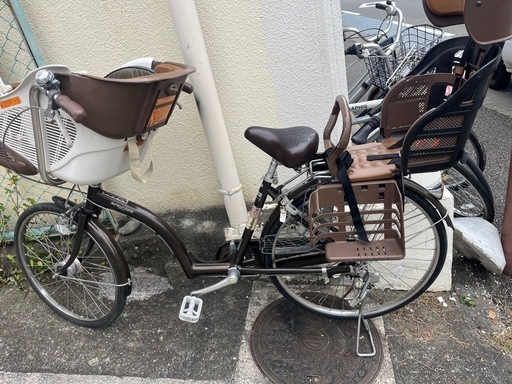 子供乗せ自転車　22インチ　変速3段