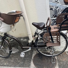 子供乗せ自転車　22インチ　変速3段