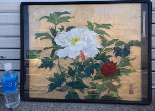 太尾芳生　　富貴花　　花の絵画