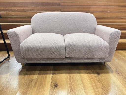 家具 生活家具 Francfranc　2人掛けソファー　ヌボラ　ピンク
