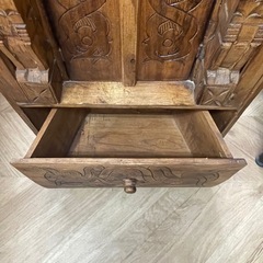 0058 アジアン船型インテリア棚