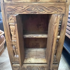 0058 アジアン船型インテリア棚