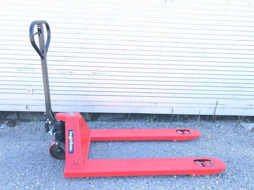 ■12487■愛知発 引取限定■美品 Logisticar PWH30-Ⅲ 3t 3000kg ハンドパレットトラック ハンドリフト 倉庫作業 赤