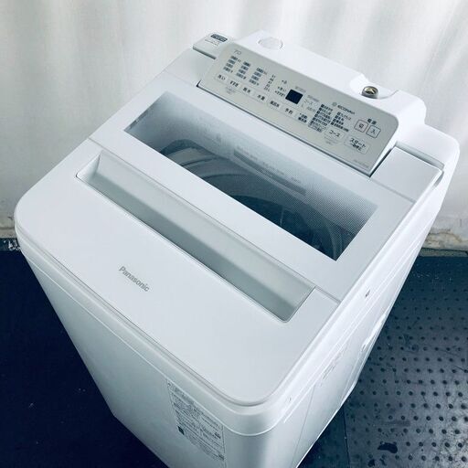 ID:sg218564 パナソニック Panasonic 洗濯機 一人暮らし 大きめ 中古 2020年製 全自動洗濯機 7.0kg ホワイト 送風 乾燥機能付き NA-FA70H8  【リユース品：状態A】【送料無料】【設置費用無料】
