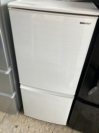シャ－プ ノンフロン冷凍冷蔵庫 2ドア 137L SJ-D14E-W
