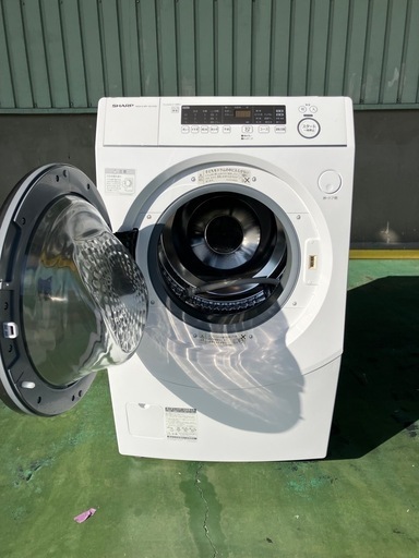 ドラム式電気洗濯乾燥機10kg、左開き