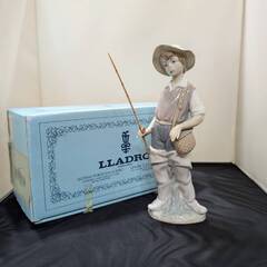 愛品倶楽部柏店】LLADRO リヤドロ フィッシャーボーイ 釣りをする少年 