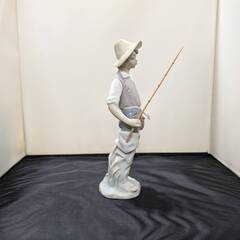 愛品倶楽部柏店】LLADRO リヤドロ フィッシャーボーイ 釣りをする少年 
