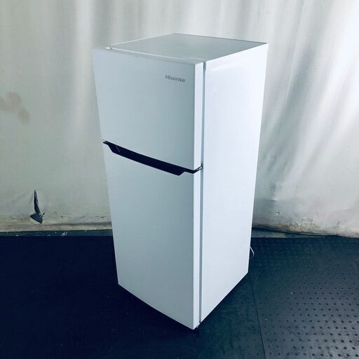 ID:re11080 ハイセンス Hisense 冷蔵庫 一人暮らし 中古 2022年製 2ドア 120L ホワイト 直冷式 右開き HR-B12C  【リユース品：状態C】【送料無料】【設置費用無料】