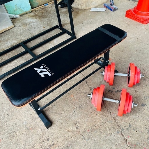 【✨‼️家トレに最適‼️✨】トレーニングベンチ ダンベル セット