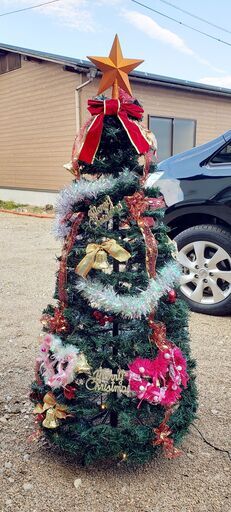 クリスマスツリー　直径60㎝×高さ145㎝　インテリア
