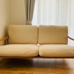 2.5人掛けソファ シギヤマ家具工業 アイボリー