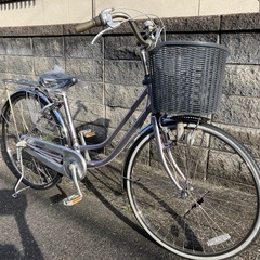 【26インチ自転車】美品❗️内装3段変速　ステンレス製　リヤタイヤ、サドル新品❗️若林自転車　浜大津店　SALE中❗️