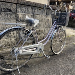 【26インチ自転車】美品❗️内装3段変速　ステンレス製　リヤタイヤ、サドル新品❗️若林自転車　浜大津店　SALE中❗️