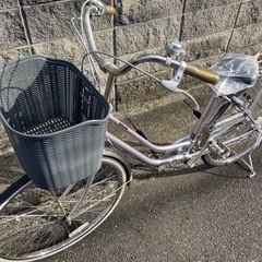 【26インチ自転車】美品❗️内装3段変速　ステンレス製　リヤタイヤ、サドル新品❗️若林自転車　浜大津店　SALE中❗️
