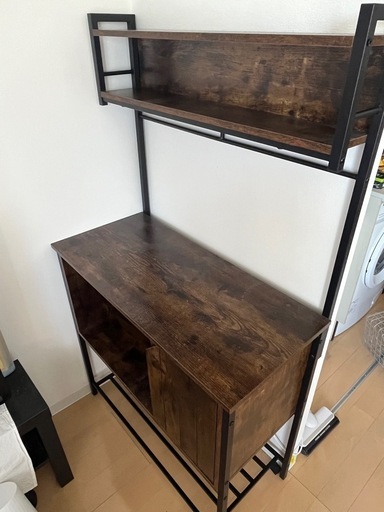 レンジ台 幅86cmレンジラック 5段式キッチンラック 大型電子
