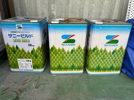 白ペンキ 20kg サニービルド 未開封 3つセット